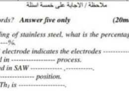 In the gas metal arc welding of stainless steel, what is the percentage rang of oxygen contained in the argon gas is…………..