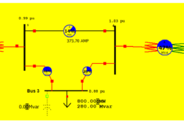One-line diagram, together with the bus and line data, of a 5-bus power system is shown below; the system will be referred to as utility A. Solve the following problems using the PowerWorld Simulator. 1. For the power system of utility A, use the PowerWorld program to find the MVAr rating of a shunt capacitor at bus 3 that increases V3 to 1.00 p.u. Determine the effect of the capacitor bank on the line loading and total I2R losses. 2. Run the original power flow for utility A. Do you find any voltage violations? (The normal range of bus voltages is assumed to be 0.95-1.05 p.u.) Now suppose both transformers in this system are tap changing transformers whose taps can be varied from 0.85 to 1.15 p.u. in increments of 0.05 p.u. Determine the tap settings required to increase the voltage at bus 3 to 0.95 p.u., while causing as few high voltage violations as possible at the other buses. 3. A new transformer is installed between buses 2 and 5, in parallel with the existing transformer between buses 2 and 5. The new transformer is identical to the existing transformer. The taps on both transformers are set to the nominal value, 1.0 p.u. Find the real power, reactive power and MVA supplied by each of these transformers to bus 5. 4. Refer to the one-line diagram of utility A. Suppose an additional line is installed between buses 3 and 4. The line parameters of the added line are equal to those of the existing line 3-4. Determine the effects on the voltage at bus 3, line loading and total I2R losses. 5. In problem 2 you already ran the power flow for utility A and detected low voltage violations. Place a capacitor at bus 3 to bring the bus 3 voltage up to 0.95 p.u. Determine the size of the capacitor bank. Now suppose the line between buses 3 and 5 is removed for maintenance. Run the power flow again. Is the operating condition acceptable? If not, determine the amount of load you have to shed at bus 3 in order to maintain the bus 3 voltage above 0.95 p.u. Cut the same percentage of MW and MVAr at bus 3.