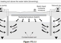 **3.1.1. Examine Figure P3.1.1 [adapted from Environ. Sci. Technol., 27, 1975 (1993)]. What would be a good system to designate for this bioremediation process? Is your system open or closed? Is it steady-state or unsteady-state?