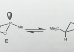 The illustrated equilibrium favors the axial methyl conformer,A, by 1.0 kcal/mol. Identify all hyperconjugative interactions, which contribute to stablization of A, eventhough the axial position is more sterically encumbered